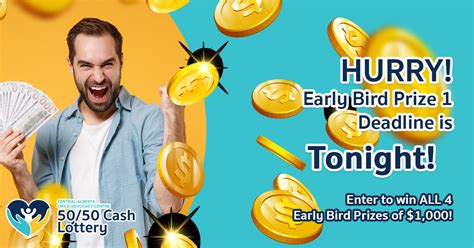 Home Lottery just one week to the Early Bird Prize deadline.